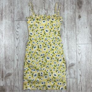 RALPH RALPH LAUREN 4 Vintage Floral Yellow Sundress